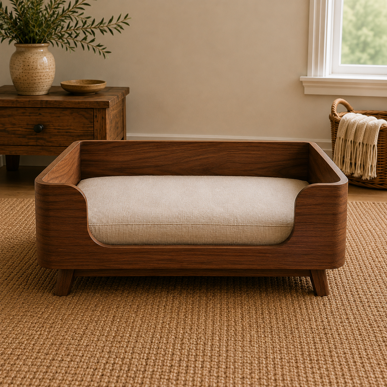 Wooden Pet Bed
