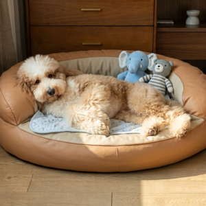 Leather Pet Bed